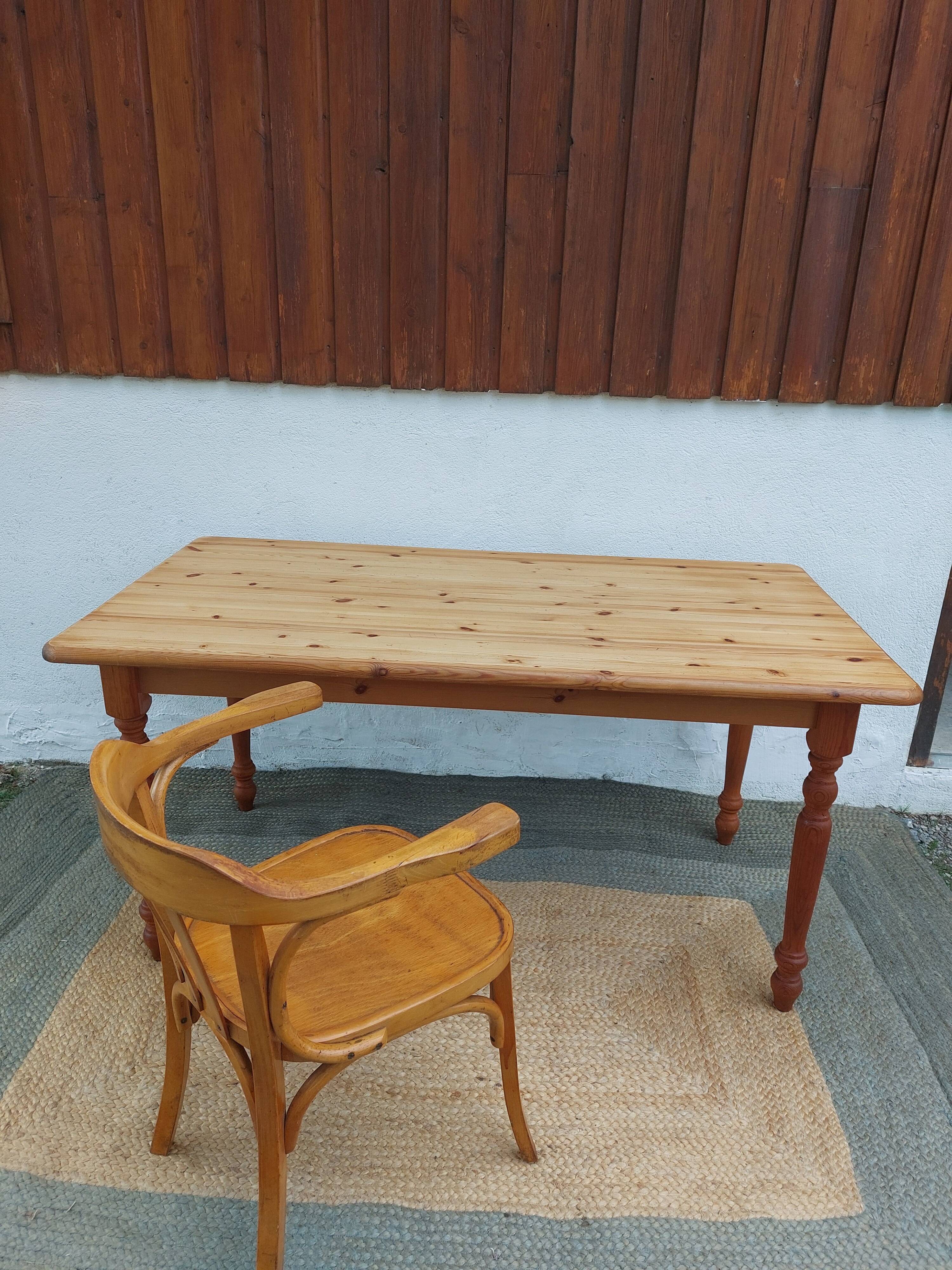 Wooden table or desk with removable legs