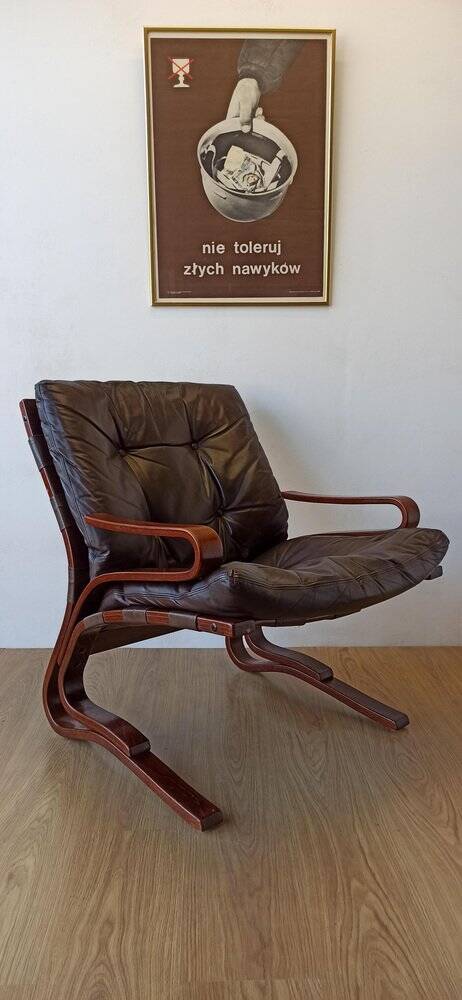 Scandinavian Lounge Chair by Oddvin Rykken, 1960s.
