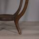 Vintage 1950s wood and glass coffee table, italian design