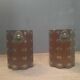 Paire de tabouret coffre octogonal d'extreme orient