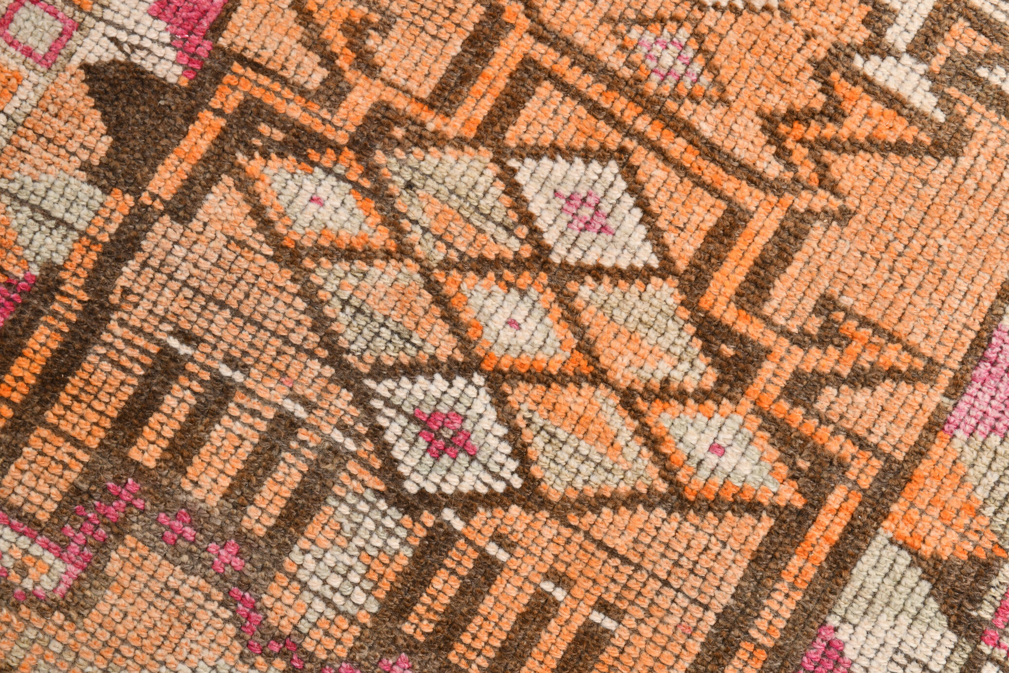 3x14 1960s Antique Vintage Runner Rug,84x427Cm