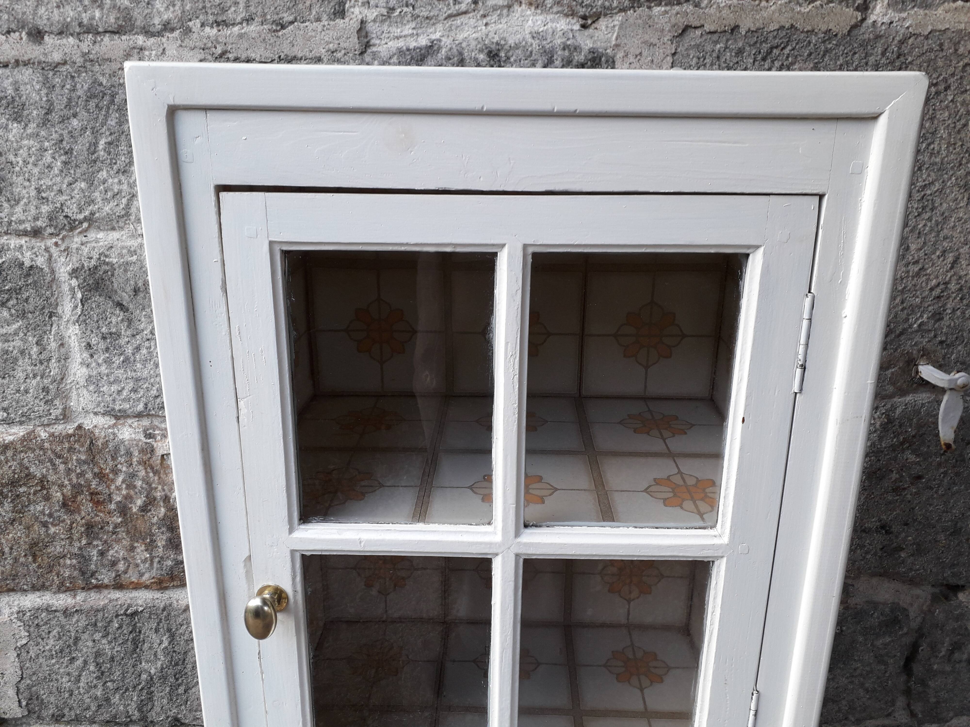 Showcase, vintage wall shelf