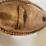 Reflector wall candle holder, brass