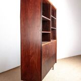 Shelf and bar furniture, Danish, in Rosewood and Brass, Erik Brouer 1960.