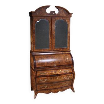 20th century Dutch inlaid trumeau