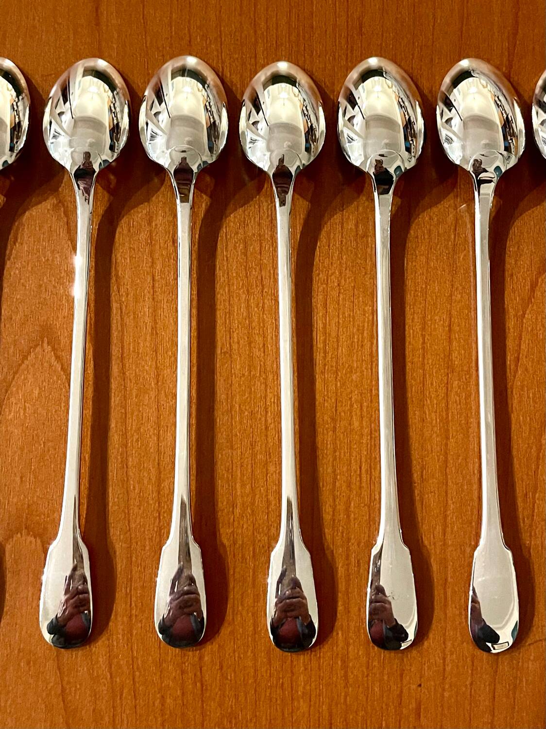 Christofle cluny 12 spoons 19.5 cm cocktail mazagran jam soda new condition