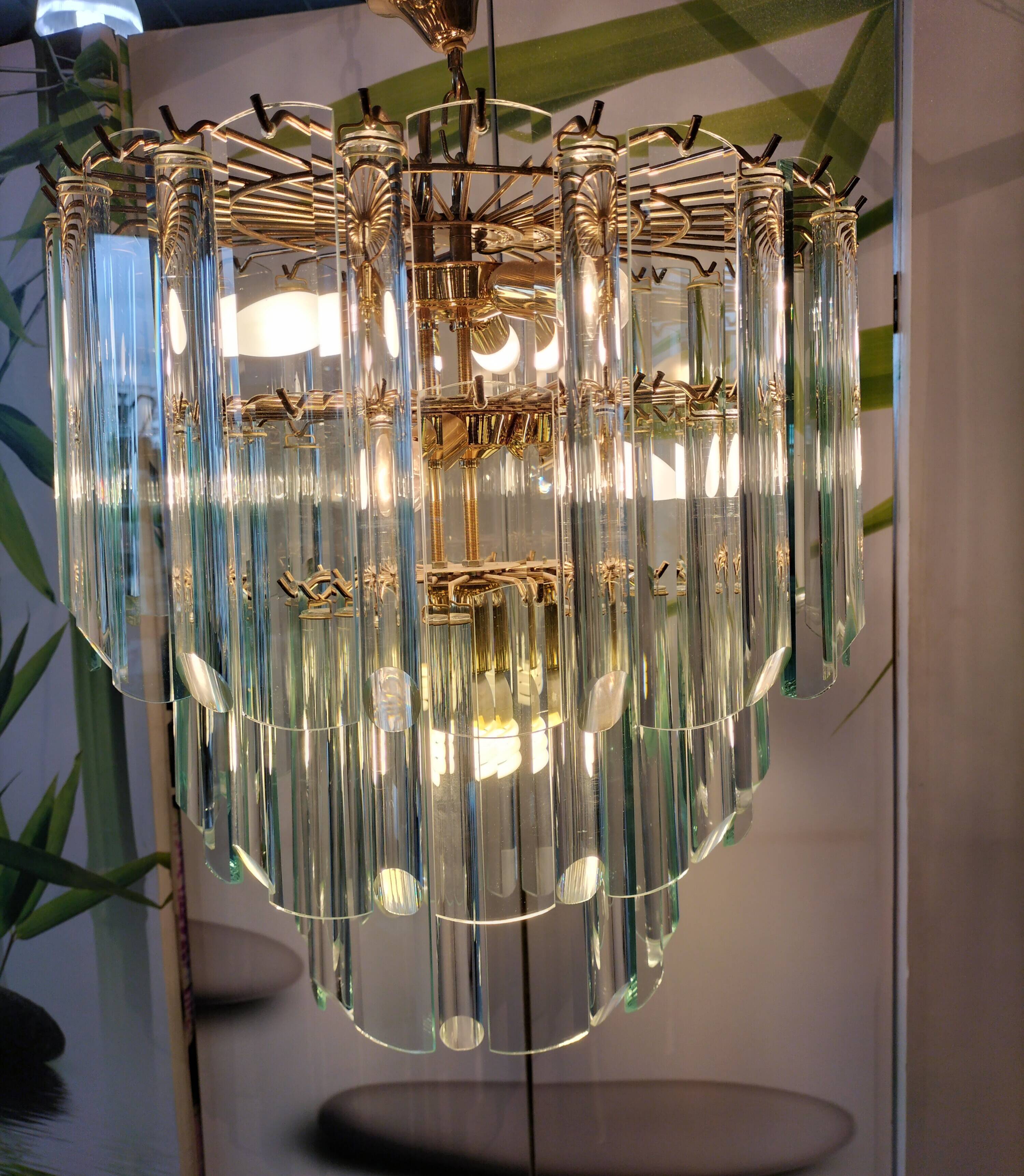 Chandelier veca 3 levels year 70