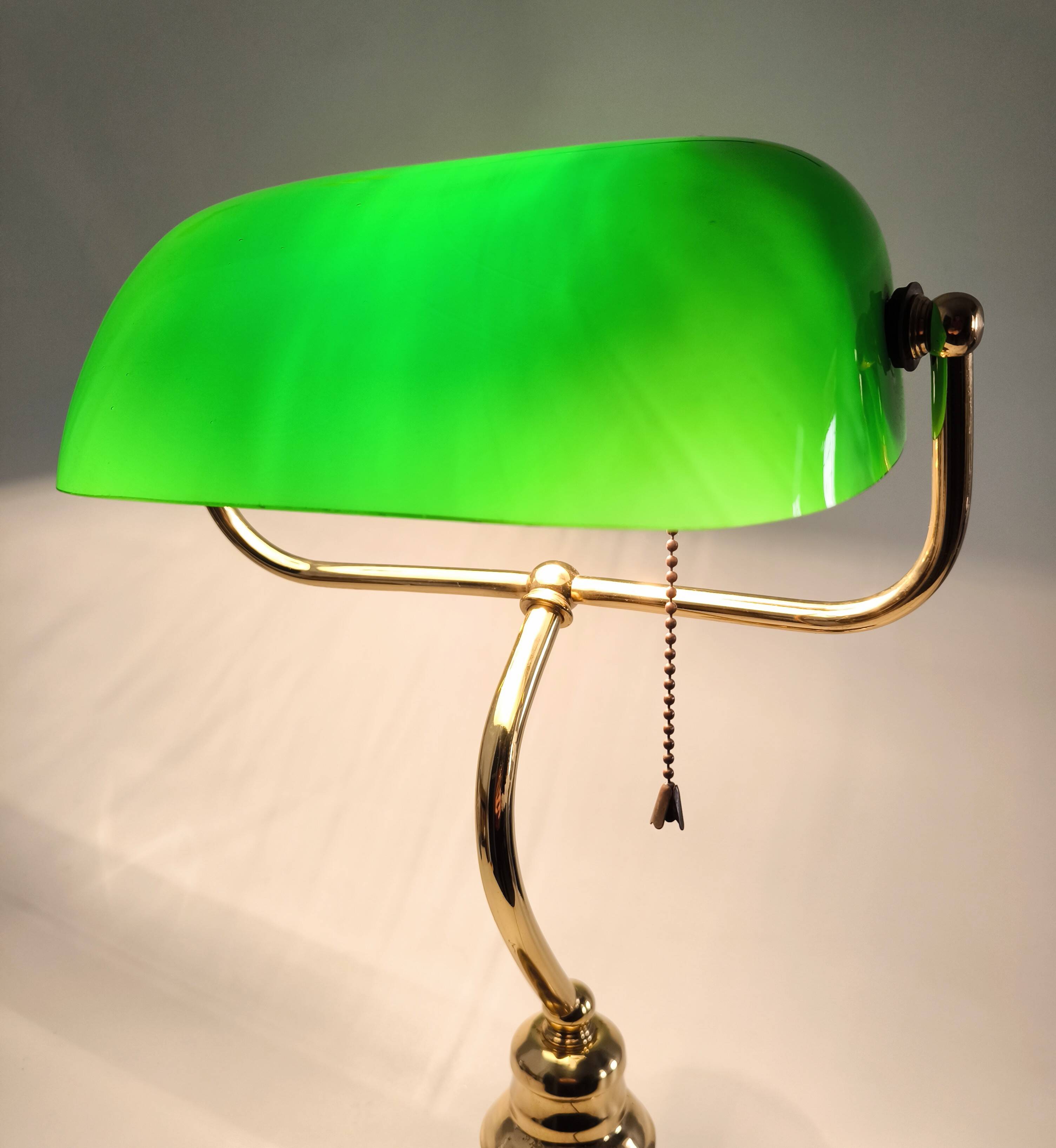 Lampe de banquier des années 80