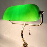 Lampe de banquier des années 80