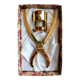 Perrier-Jouët champagne gold-plated clip and stopper box
