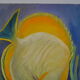 Oil on canvas butterfly fish