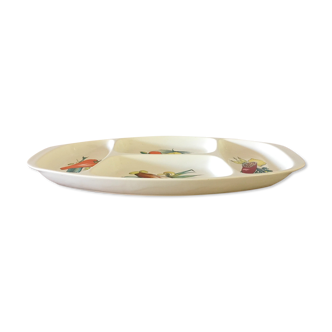 Plat à apéritif vintage en porcelaine Villeroy et Boch