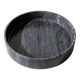 Large vintage marble bowl from the 1970s, dark grey.