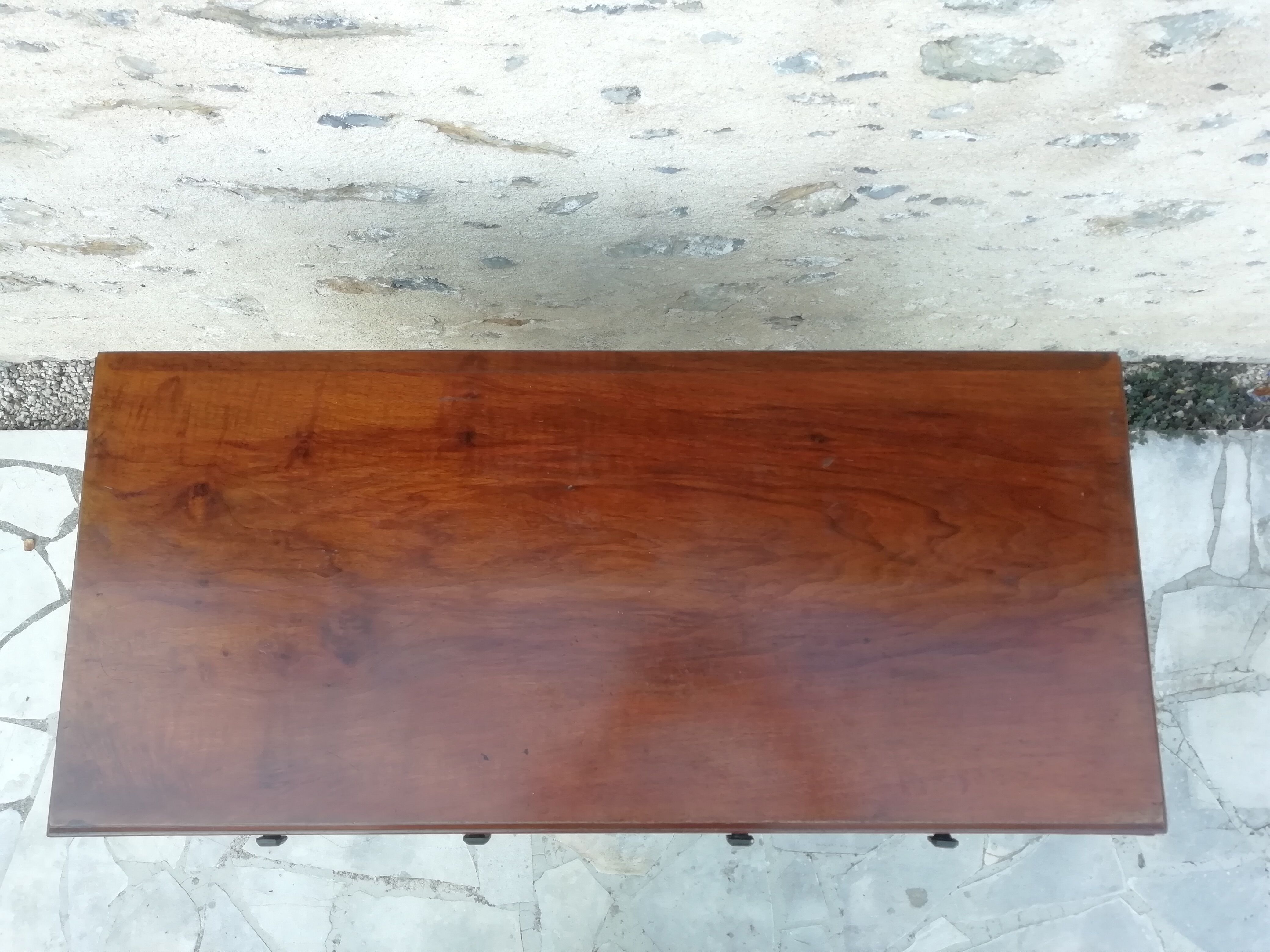 Walnut chippendale desk