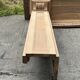 Carved solid oak fireplace mantel
