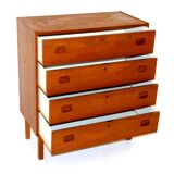 Commode en teck, Suède, 1960