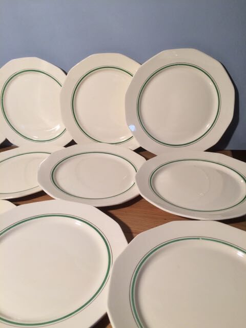 Set of 15 plates badonvillers