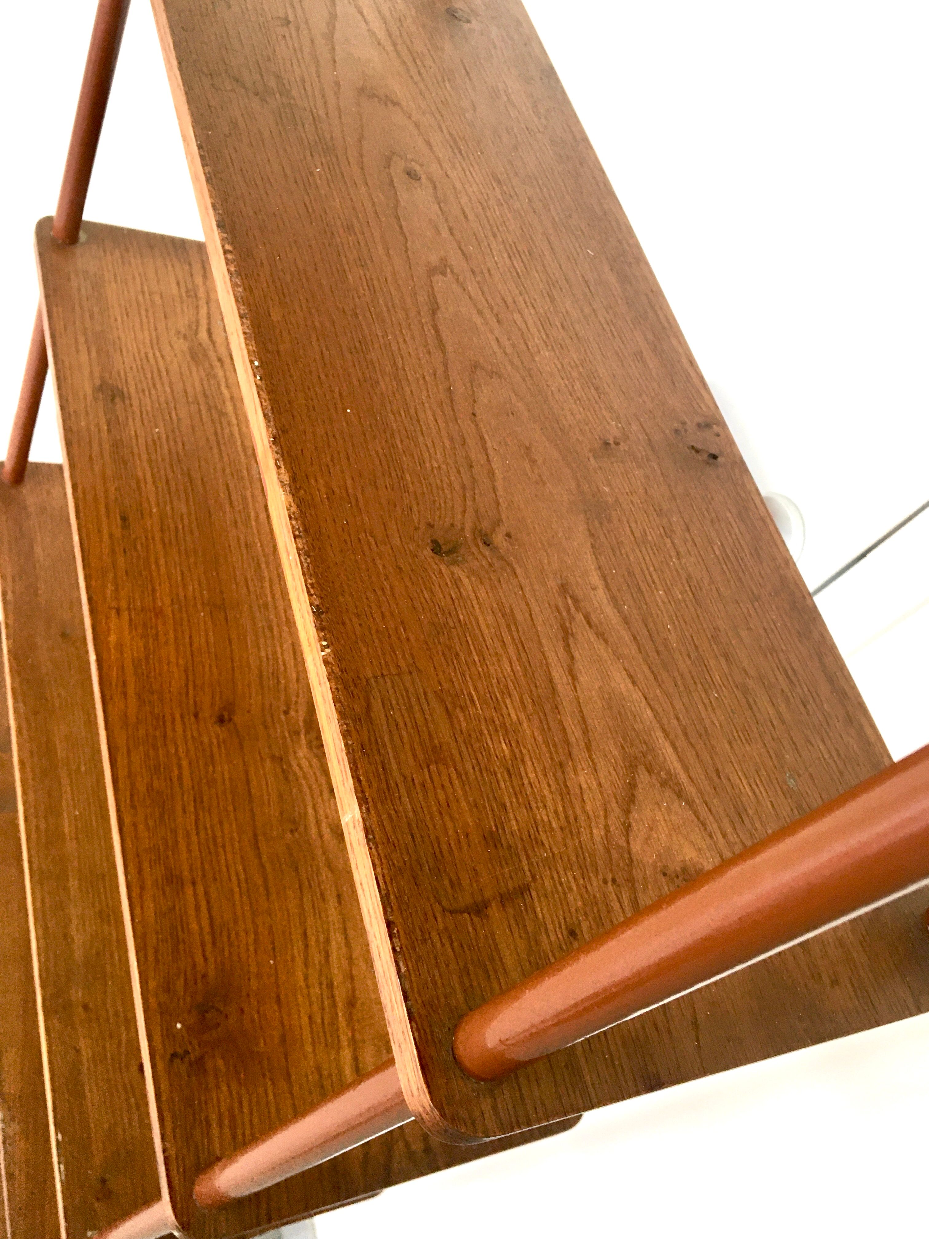 Vintage 60s bookcase shelf