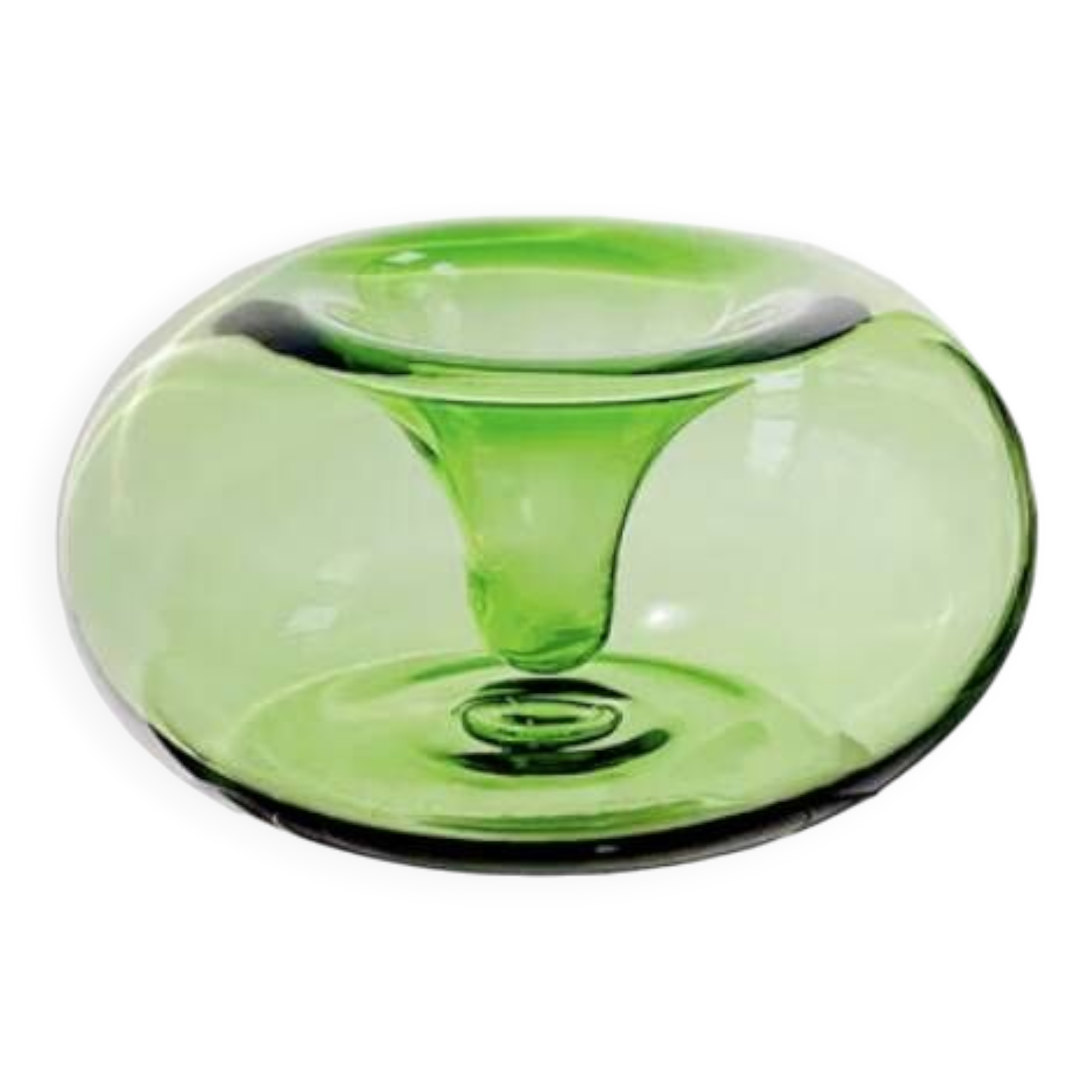 Mini green candle holder