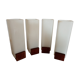 Set de 4 appliques murales vintage
