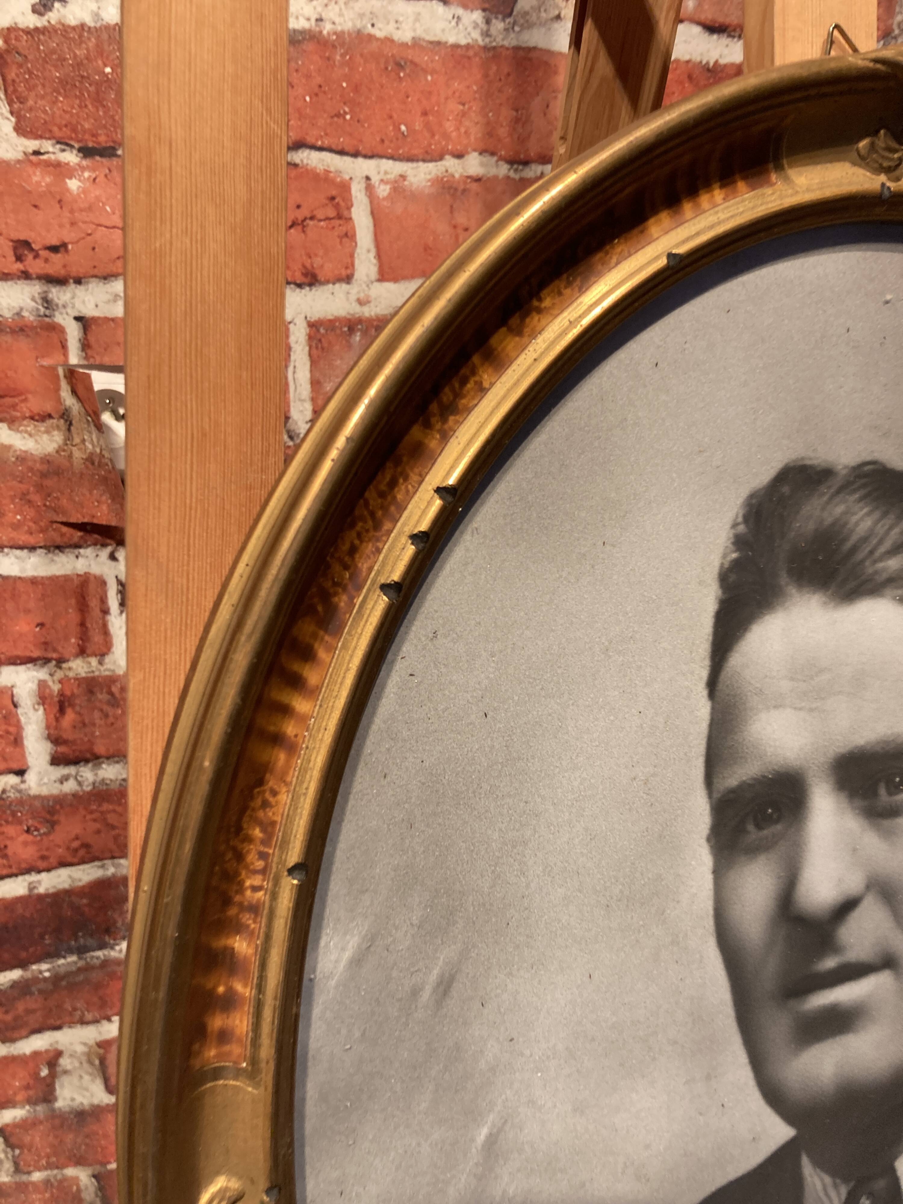 Framed portrait of a man