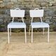 Pair of white chairs