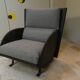 Postmodern armchair attributed to Paolo Nava for Flexform, Italy 1985.
