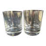 2 Baccarat Perfection whisky glasses stamped
