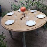 Old oak table with 2 extensions
