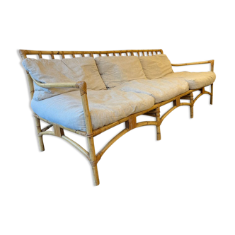 Wicker bench 1960