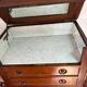 Dressing table with marble top