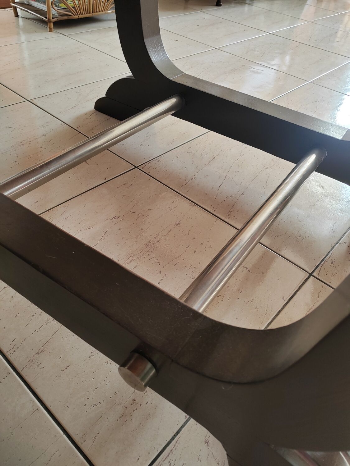 Redesigned table and chairs