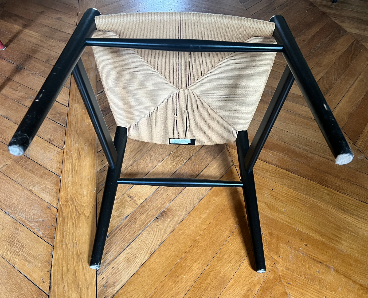 Set of 4 CH24 Wishbone chairs by Hans Wegner for Carl Hansen.