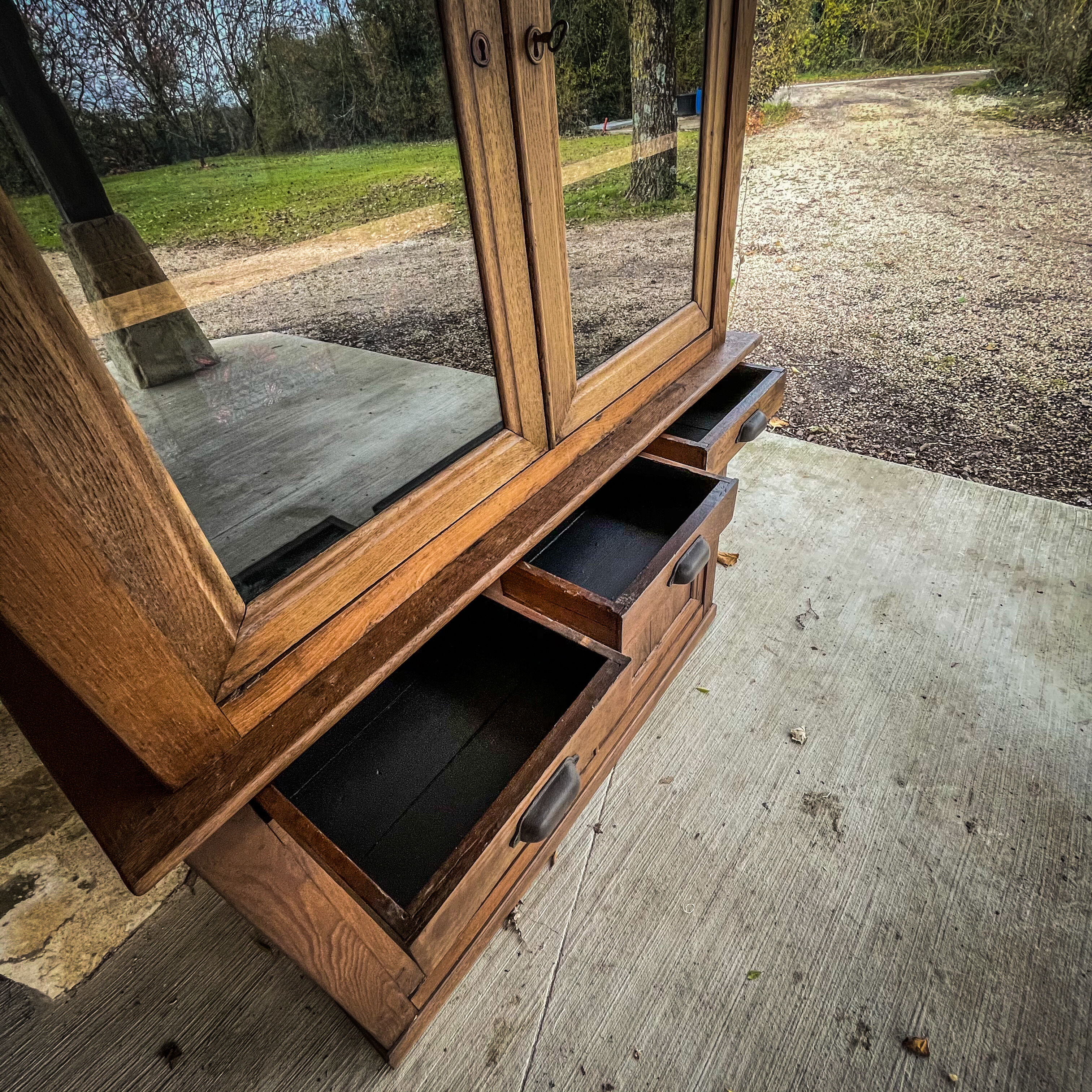 Louis Philippe style two-body buffet