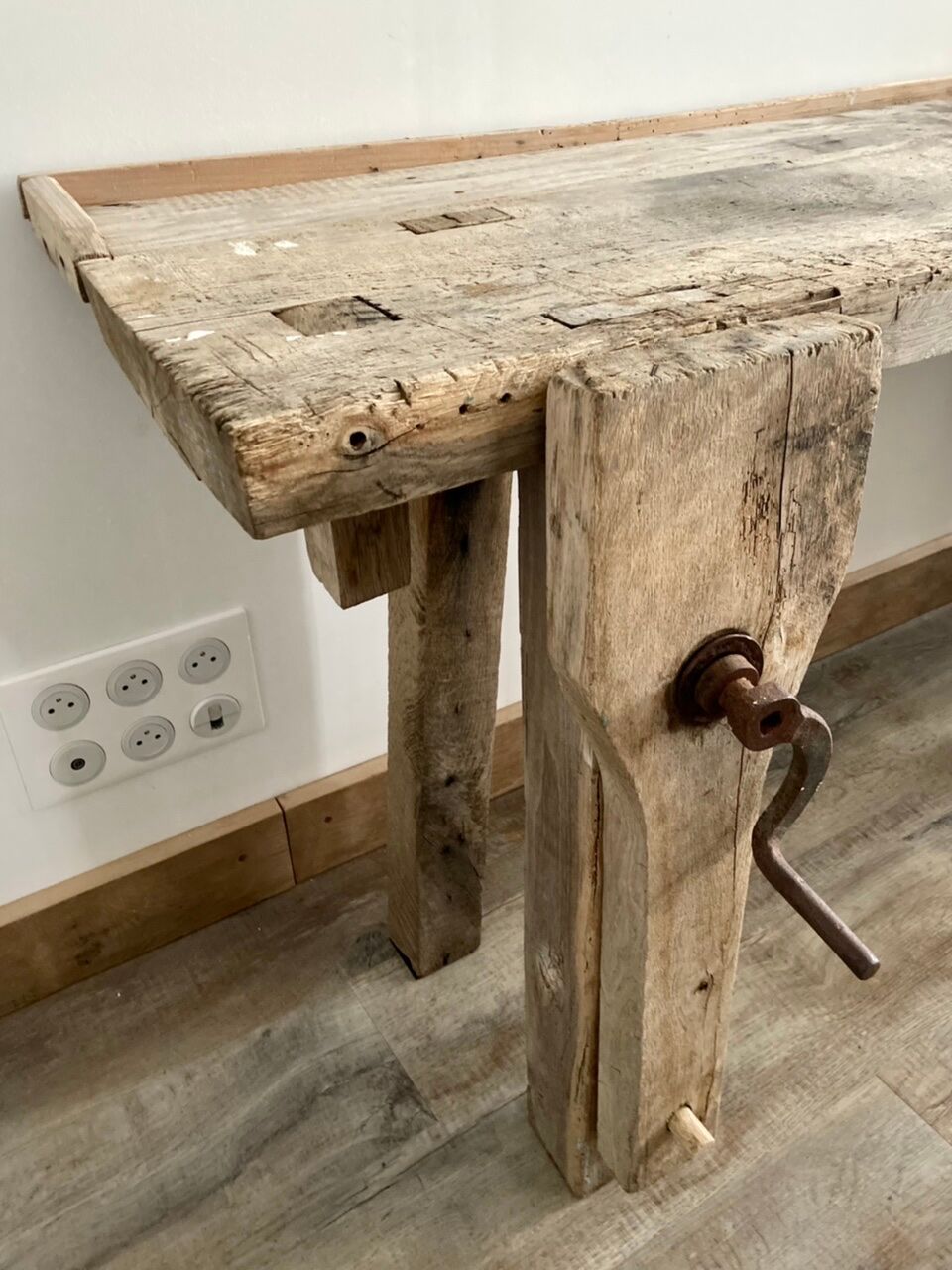 Authentic old workbench