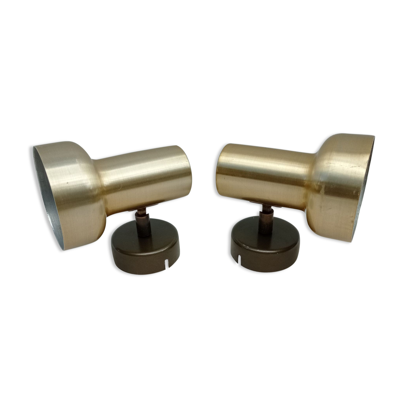 A pair of Swedish wall lamps from the 1970s.