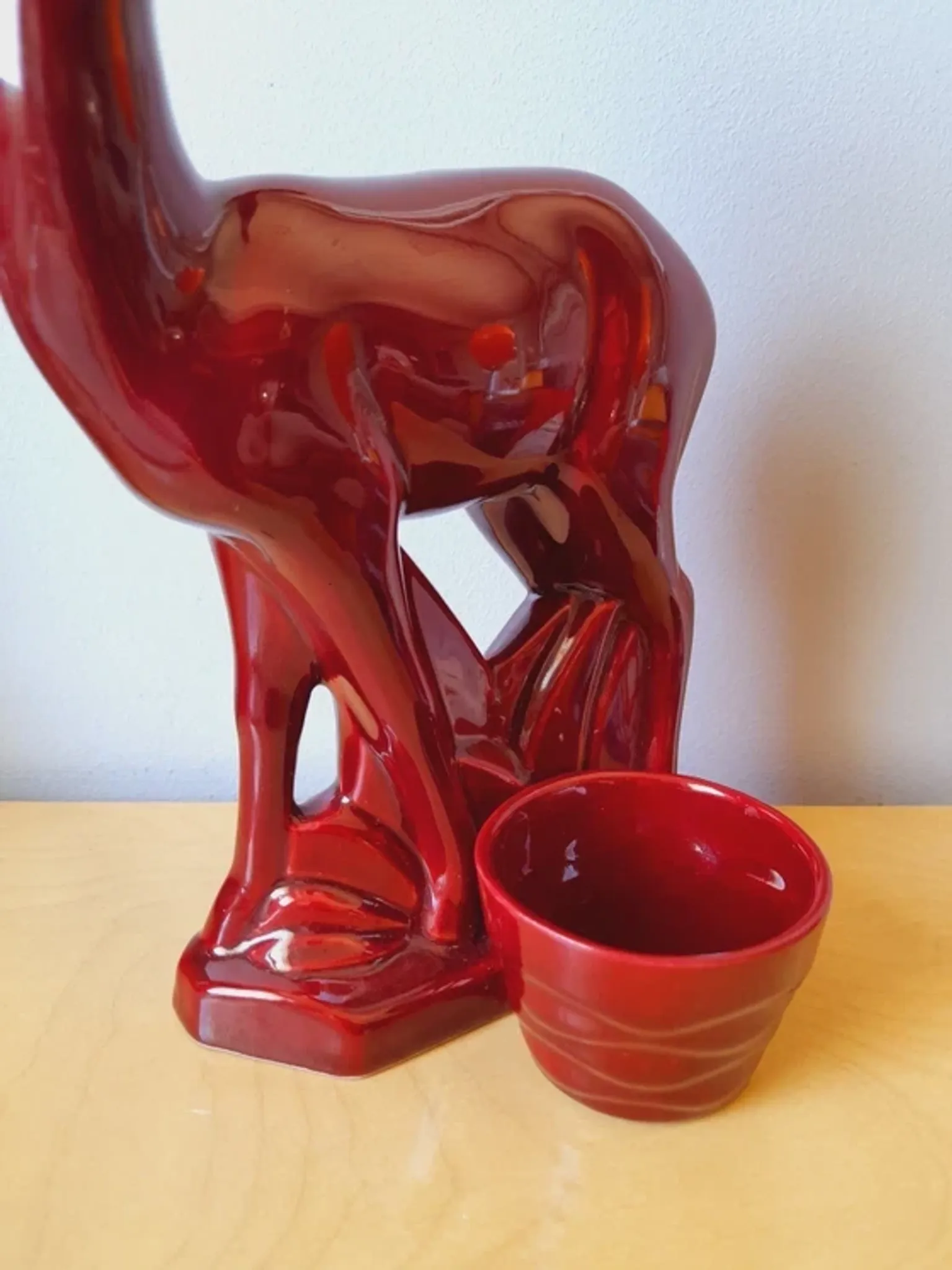 Art Deco St Clément Faience Biche
