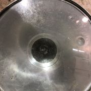 Industrial suspension in polished aluminium 1950s/60s