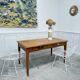 Old small farmhouse table from the 1930s.