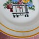Assiette fleuri HBCM France