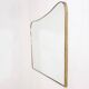 Very large Italian mirror from the 1950s, 118x78 cm.