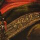 Ancient Italian painting from the 17th century, allegory of magnificence
