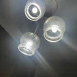 Suspension with three glass globes from the 1980s