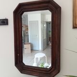Octagonal mirror 73x48cm