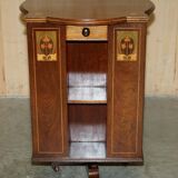 Art Nouveau Antique Rotating Library Table Liberty Style