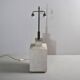 1970s travertine table lamp