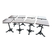 Set of 12 bistro tables