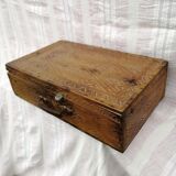 Wooden suitcase