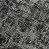 Black gray tones anatolian handmade vintage rug 260x158cm