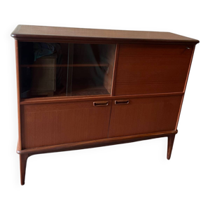 Meuble bar scandinave - teck